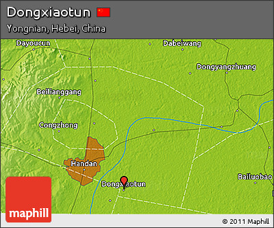 Physical 3D Map of Dongxiaotun