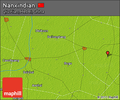 Physical 3D Map of Nanxindian