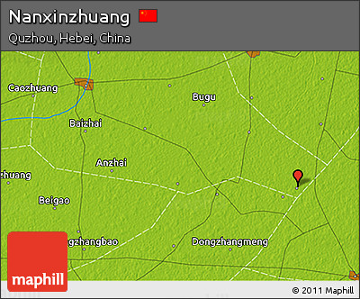 Physical 3D Map of Nanxinzhuang
