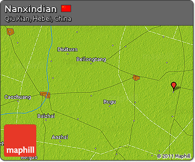 Physical 3D Map of Nanxindian