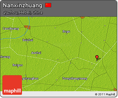 Physical 3D Map of Nanxinzhuang
