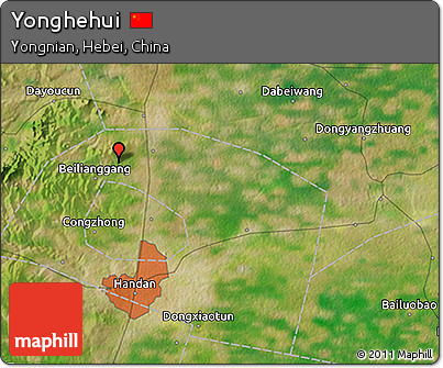 Satellite 3D Map of Yonghehui
