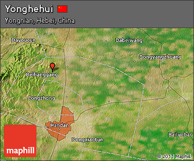 Satellite 3D Map of Yonghehui
