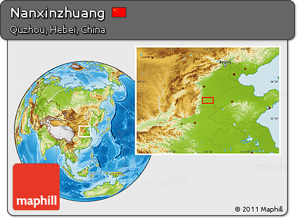 Physical Location Map of Nanxinzhuang