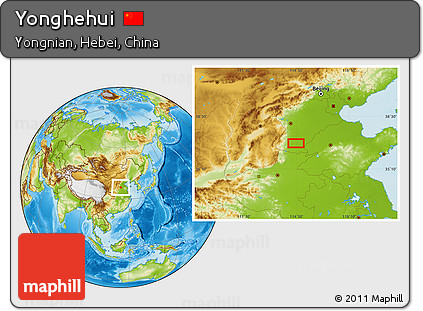 Physical Location Map of Yonghehui