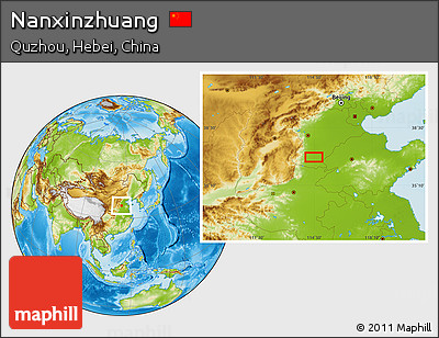 Physical Location Map of Nanxinzhuang