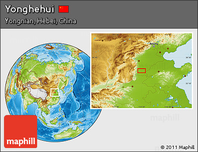 Physical Location Map of Yonghehui