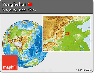 Physical Location Map of Yonghehui