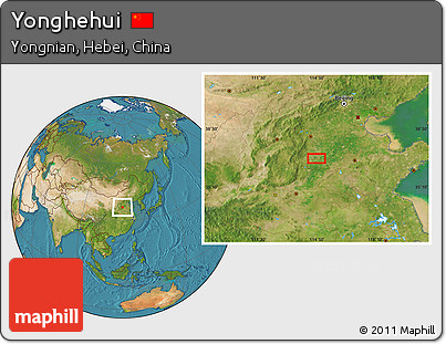 Satellite Location Map of Yonghehui