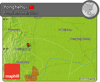Physical Map of Yonghehui