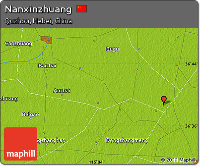 Physical Map of Nanxinzhuang