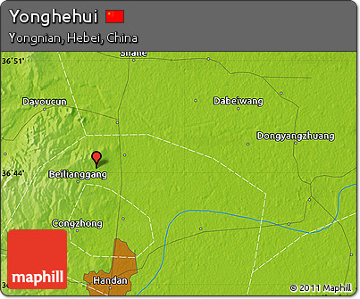Physical Map of Yonghehui