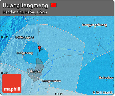 Political Map of Huangliangmeng