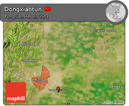 Satellite Map of Dongxiaotun