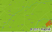 Physical Map of the area around 36° 47' 25" N, 116° 31' 30" E