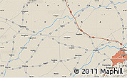 Shaded Relief Map of the area around 36° 47' 25" N, 116° 31' 30" E