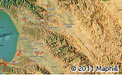 Satellite Map of Gilroy