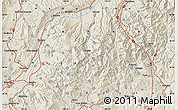 Shaded Relief Map of Kawakami