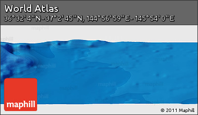 Political Panoramic Map of the Area around 36° 47' 25" N, 145° 25' 30" E