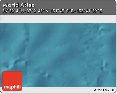 Satellite 3D Map of the Area around 36° 47' 25" N, 152° 13' 29" E