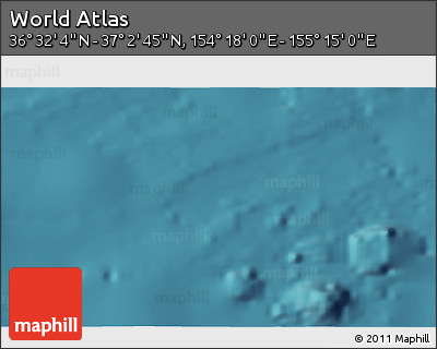 Satellite 3D Map of the Area around 36° 47' 25" N, 154° 46' 30" E
