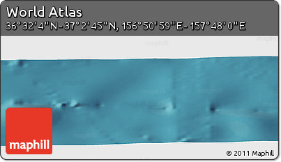 Satellite Panoramic Map of the Area around 36° 47' 25" N, 157° 19' 29" E