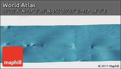 Satellite Panoramic Map of the Area around 36° 47' 25" N, 157° 19' 29" E