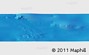 Shaded Relief Panoramic Map of the area around 36° 47' 25" N, 161° 34' 29" E