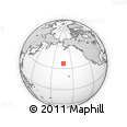 Outline Map of the Area around 36° 47' 25" N, 163° 7' 30" W, rectangular outline