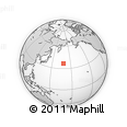Outline Map of the Area around 36° 47' 25" N, 168° 22' 30" E, rectangular outline