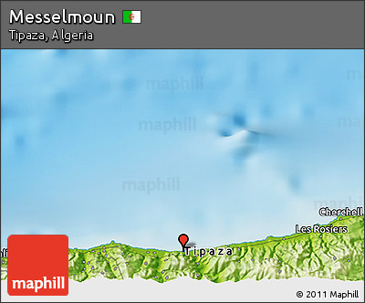 Physical 3D Map of Messelmoun