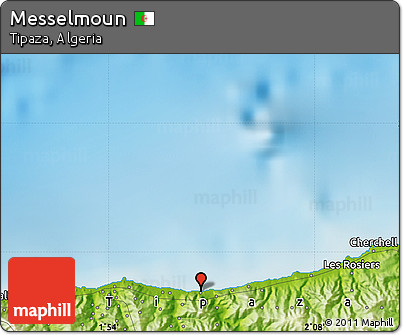 Physical Map of Messelmoun