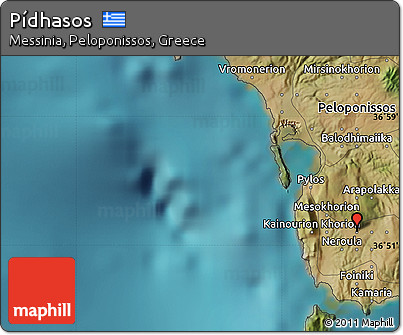 Satellite Map of Pídhasos