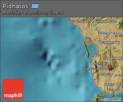 Satellite Map of Pídhasos