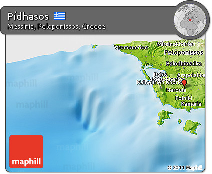Physical Panoramic Map of Pídhasos