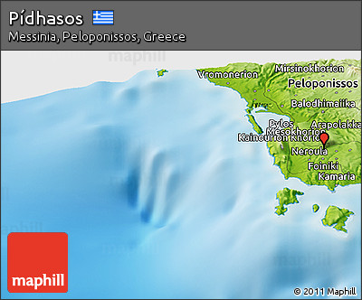 Physical Panoramic Map of Pídhasos