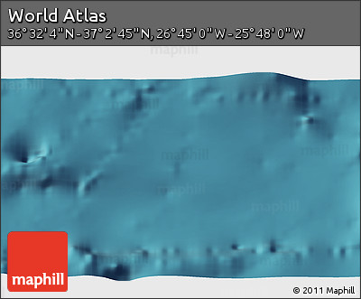Satellite 3D Map of the Area around 36° 47' 25" N, 26° 16' 29" W