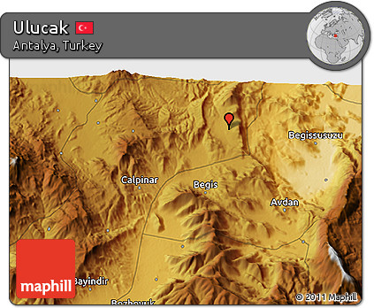 Physical 3D Map of Ulucak