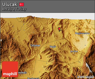 Physical 3D Map of Ulucak