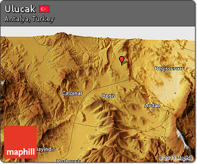 Physical 3D Map of Ulucak