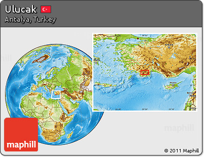 Physical Location Map of Ulucak