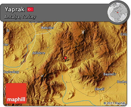 Physical Map of Yaprak