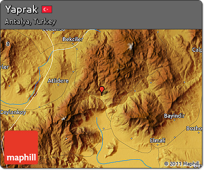 Physical Map of Yaprak