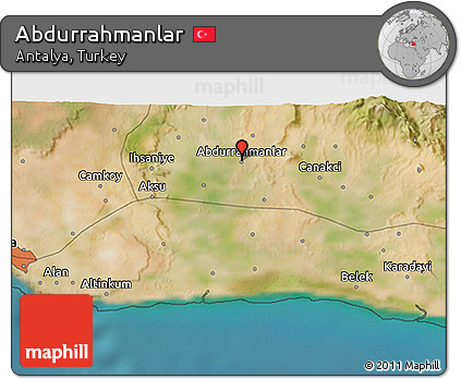 Satellite 3D Map of Abdurrahmanlar
