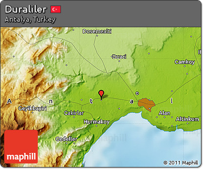 Physical Map of Duraliler