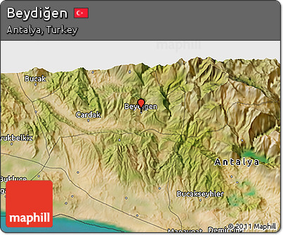 Satellite 3D Map of Beydiğen