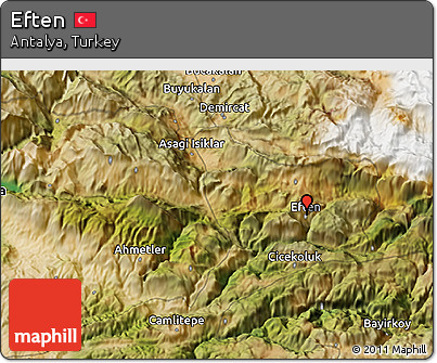 Satellite 3D Map of Eften