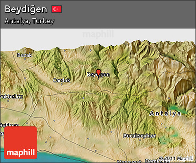 Satellite 3D Map of Beydiğen