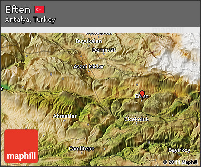Satellite 3D Map of Eften