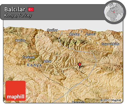 Satellite 3D Map of Balcılar
